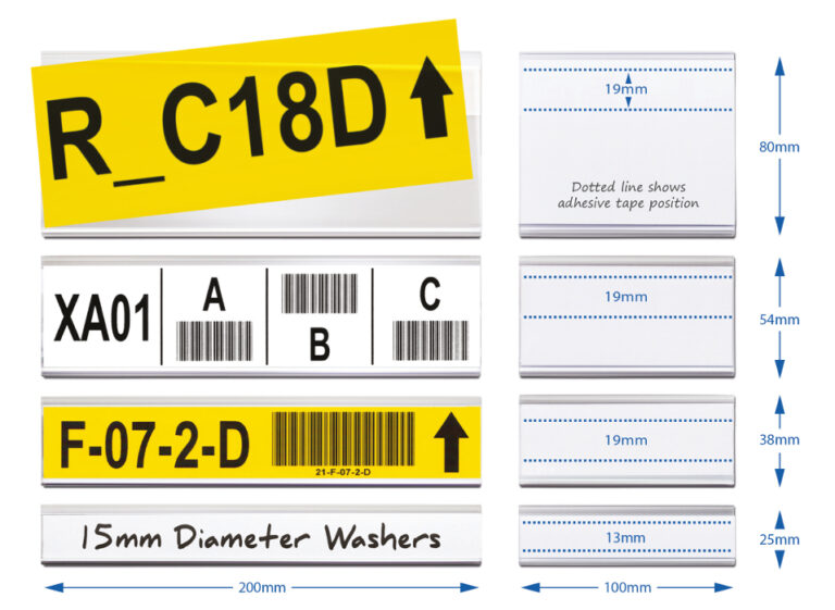 Adhesive Warehouse Label Holder - Eurocharts